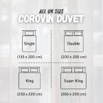 15 Tog Microfibre Double Duvet For Winter Warmth