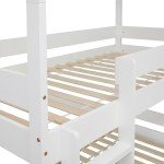 Blisswood Triple Sleeper Wooden Bunk Bed, White