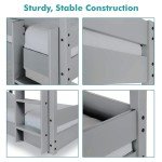 Triple Pine Wood Bunk Bed for Kids