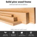 Triple Pine Wood Bunk Bed for Kids