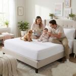 Waterproof Mattress Protector With Deep Stretch Skirt