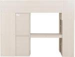 Seconique Jupiter White Grey High Sleeper Bunk Bed