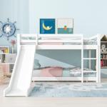 Merax Adjustable Bunk Bed with Slide and Ladder