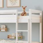 Kids Wooden Bunk Bed With Slide And Stairs