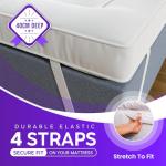 Extra Thick Double Mattress Topper With Hypoallergenic Filling