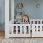 Merax Kids Bunk Bed With Safety Rails White