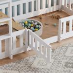 Merax Kids Bunk Bed With Safety Rails White