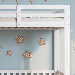 Merax Kids Bunk Bed With Safety Rails White