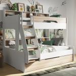 Flair Furnishings Kids Triple Bunk Bed with Trundle