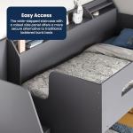 Stylish Double Bunk Bed With Storage For Kids