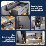 Stylish Double Bunk Bed With Storage For Kids