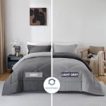 Cozy Double Duvet Set With Reversible Shams