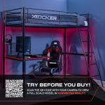 X-Rocker Icarus XL High Sleeper Bunk Bed
