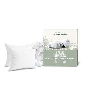 Double Size Duvet Quilt With 2 Pillows Bundle