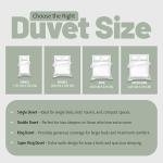 Double Size Duvet Quilt With 2 Pillows Bundle