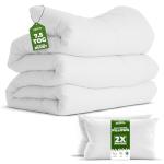 King Size 7 5 Tog Duvet Jumbo Pillow Set