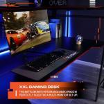 X-Rocker Battlebunk Bunk Bed with Desk - Black