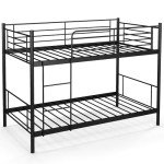 Space-Saving Metal Bunk Bed Frame for Kids & Adults