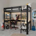 Black Storm Gaming High Sleeper Bunk Bed