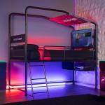 X-Rocker Contra Gaming Bunk Bed with Storage