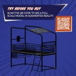X-Rocker Contra Gaming Bunk Bed with Storage