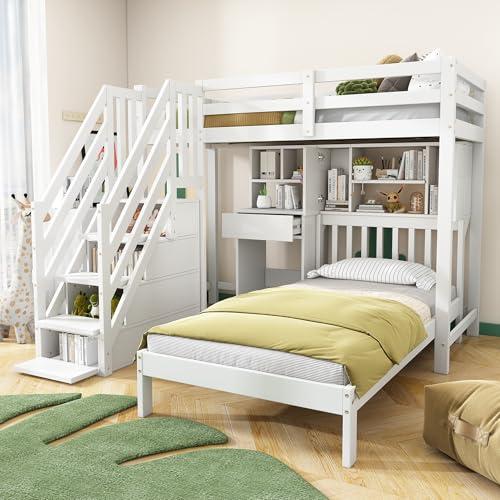 L-Shaped Bunk Beds