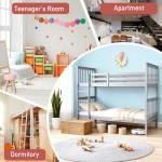 Panana Wooden Bunk Bed For Kids Grey