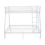 Panana Triple Metal Bunk Bed Frame - White