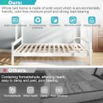 Stylish White Triple Sleeper Bunk Bed Frame