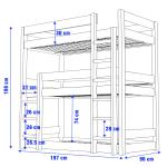 Triple Sleeper Bunk Bed for Kids – Pine Wood