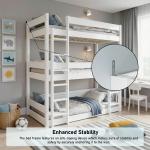 Triple Sleeper Bunk Bed for Kids – Pine Wood