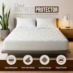 Double Quilted Microfiber Mattress Protector Non Allergenic