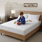 Double Quilted Microfiber Mattress Protector Non Allergenic