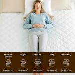 Double Quilted Microfiber Mattress Protector Non Allergenic