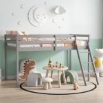 White Solid Pine 3Ft Single Bunk Bed Frame