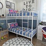 Panana Modern White Twin Bunk Bed Frame