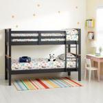 Seconique Neptune Grey/Oak Single Bunk Bed