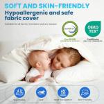 Frideko 7Cm Memory Foam Mattress Topper For Single Beds