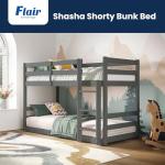 Shorty Kids Bunk Bed - Sturdy & Space-Saving