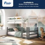 Shorty Kids Bunk Bed - Sturdy & Space-Saving