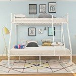 Panana Triple Metal Bunk Bed Frame - White