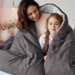 Cozy All Seasons Grey Double Size Duvet