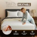 Sunshine Comforts Quilted Mattress Protector for Single Beds