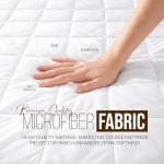 Sunshine Comforts Quilted Mattress Protector for Single Beds