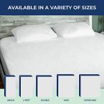 Waterproof Single Mattress Protector With Fitted Skirt