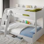 Stylish Triple Bunk Bed With Storage For Kids