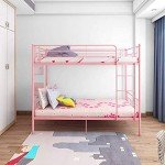 Pink Metal 3FT Single Bunk Bed Frame