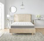 Zig Zag Double Mattress with Memory Foam - Grey