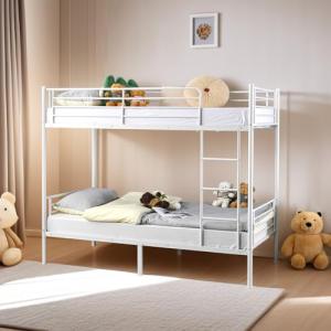 Bonnlo Metal Twin Over Twin Bunk Bed Frame