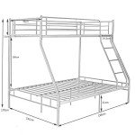 Panana Black Triple Sleeper Metal Bunk Bed